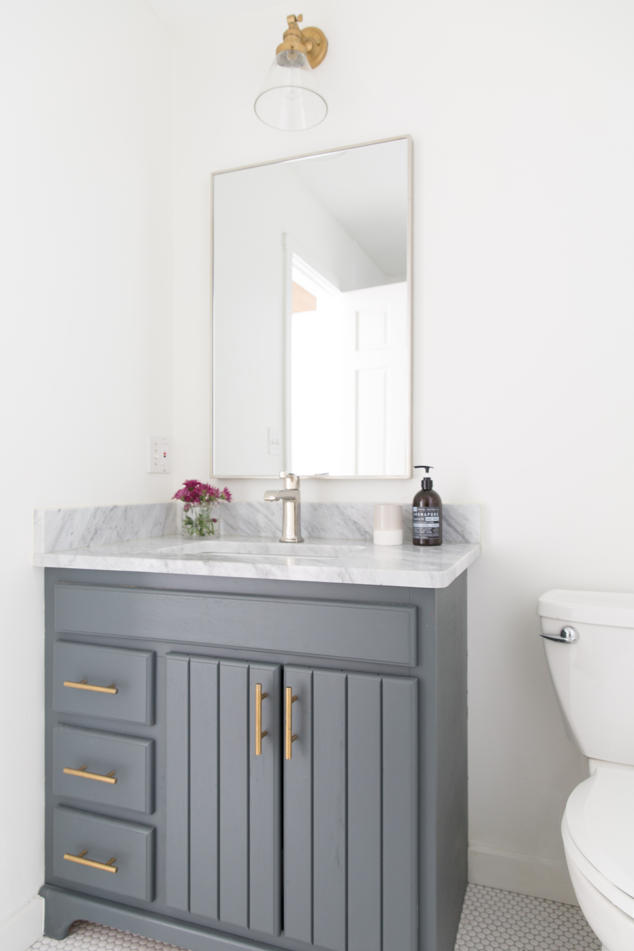 Marble & Gray Vanity Bath